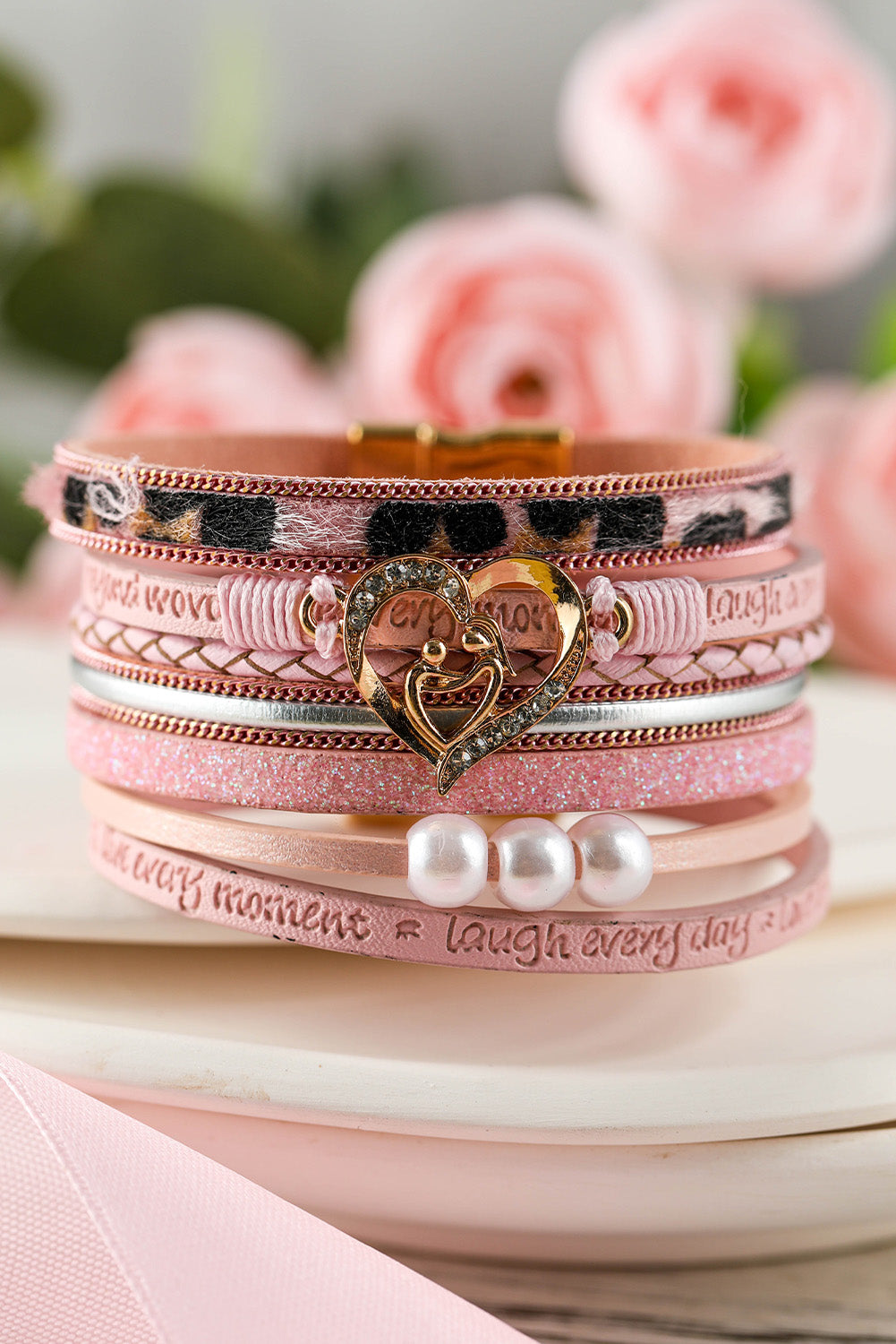 Gabrielle Shaped Magnetic Buckle Bracelet