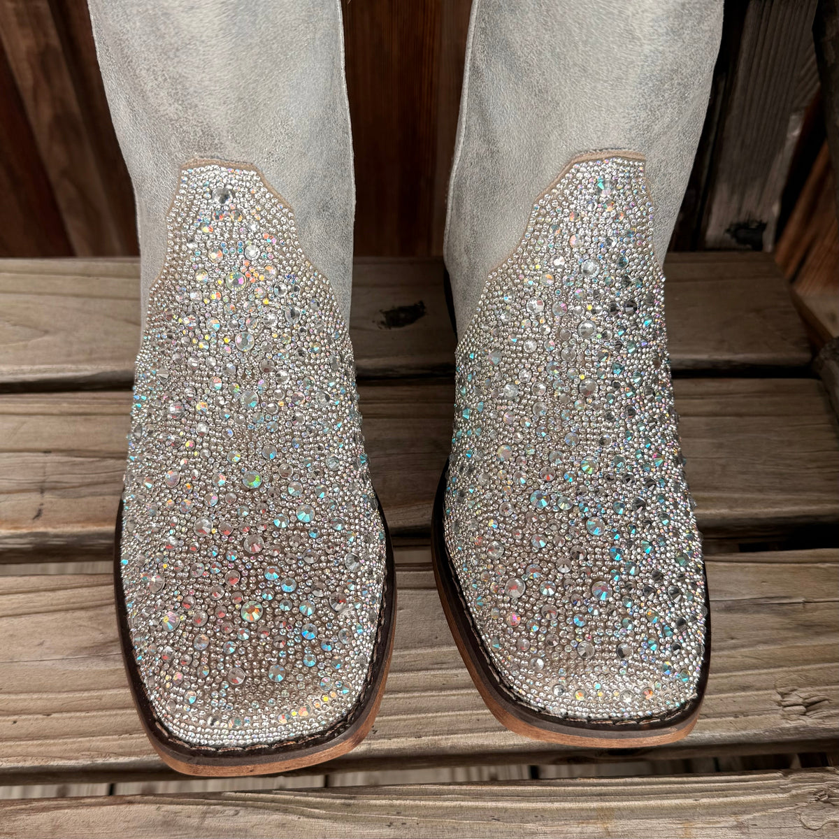 Roper Silver Rhinestone Boot