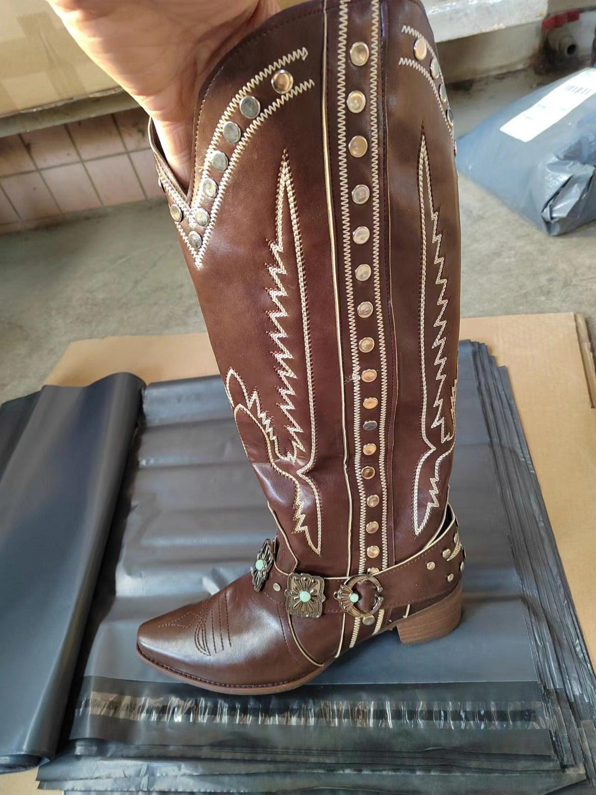Embellished Western Cowgirl Boots