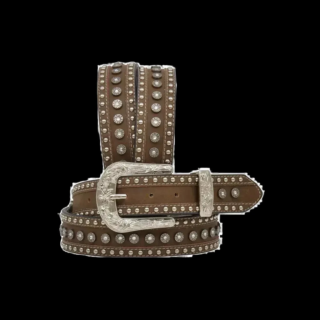 Brown Shotgun Shell Women's Belt