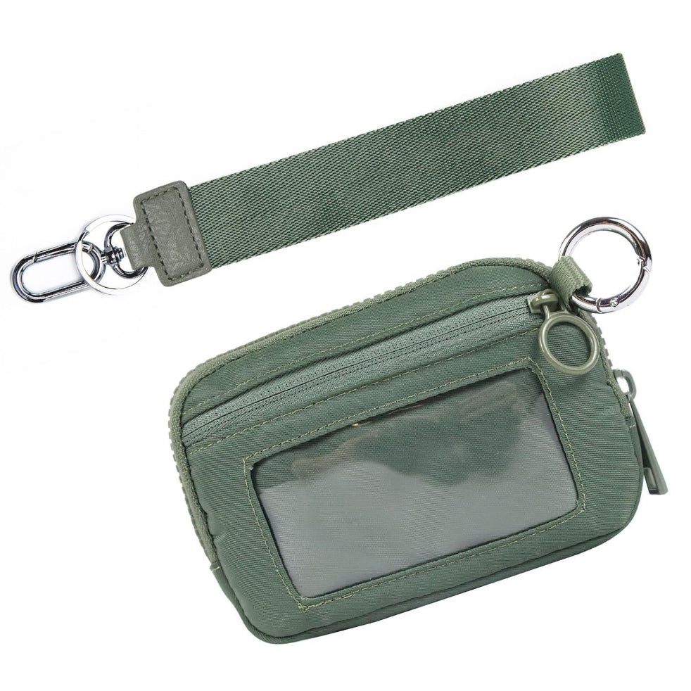 Dakota Wristlet ID Wallet Pouch | Water-Resistant Nylon Organizer