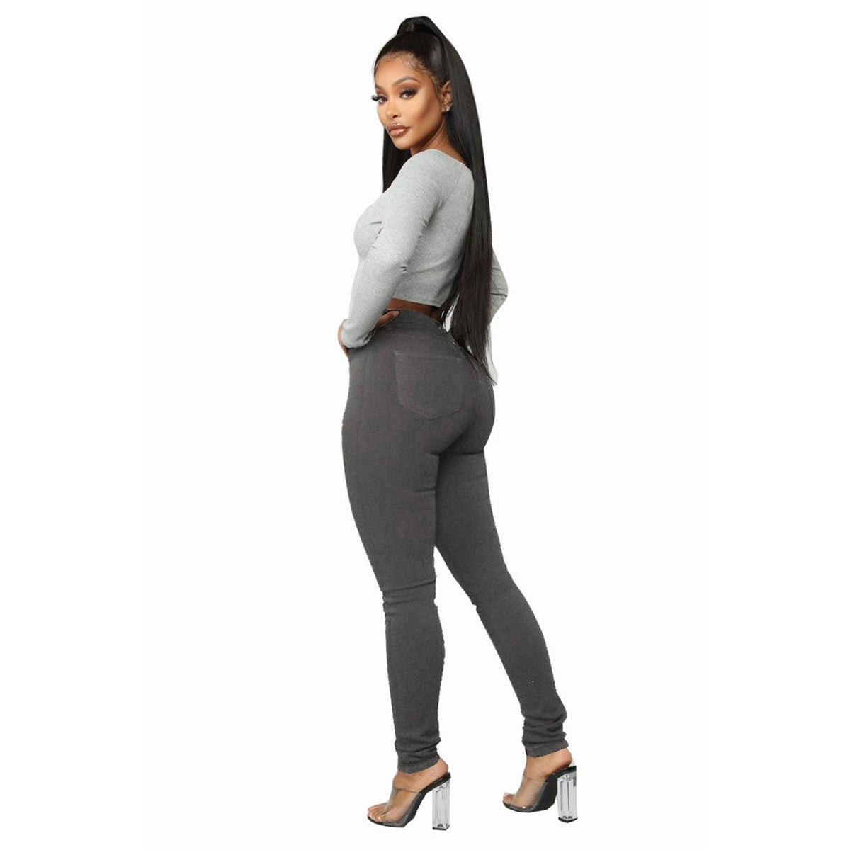 Cowgirl Chic High Waisted Skinny Jeans