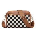 Jessie Mixed Media Camera Crossbody Bag | Canvas & Leather Trim