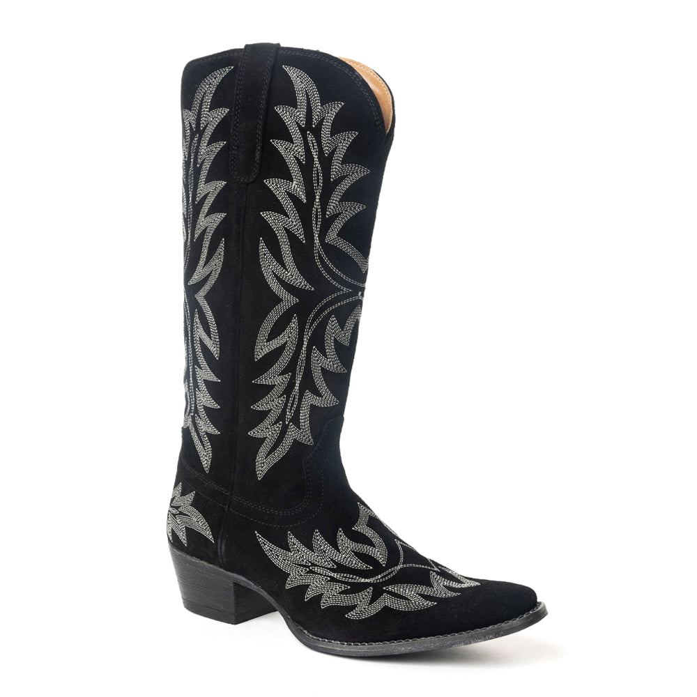 Midnight Trail Western Boots | Shadow Black