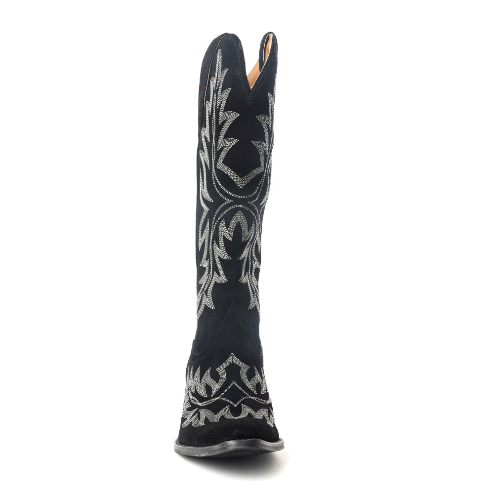 Midnight Trail Western Boots | Shadow Black
